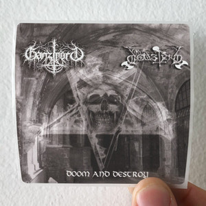 Ganzmord Doom And Destroy Album Cover Sticker