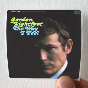 Gordon Lightfoot The Way I Feel Album Cover Sticker Gordon Lightfoot The Way I Feel Album Cover Sticker