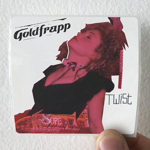 Goldfrapp Twist Album Cover Sticker Goldfrapp Twist Album Cover Sticker