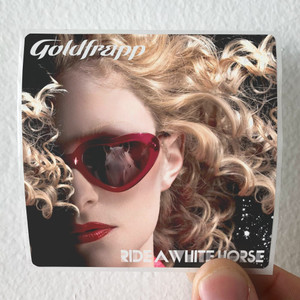 Goldfrapp Ride A White Horse Album Cover Sticker Goldfrapp Ride A White Horse Album Cover Sticker