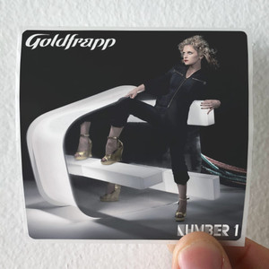 Goldfrapp Number 1 Album Cover Sticker Goldfrapp Number 1 Album Cover Sticker