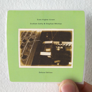 Graham Getty Even Higher Green Album Cover Sticker Graham Getty Even Higher Green Album Cover Sticker