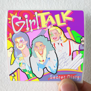 Girl Talk Secret Diary Album Cover Sticker