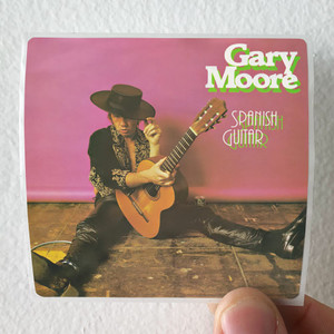 Gary Moore Best Spanish Guitar Album Cover Sticker