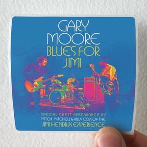 Gary Moore Blues For Jimi Album Cover Sticker