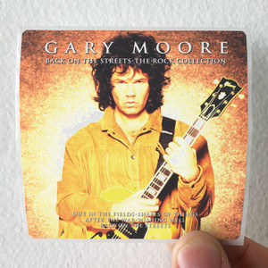 Gary Moore Back On The Streets The Rock Collection Album Cover Sticker