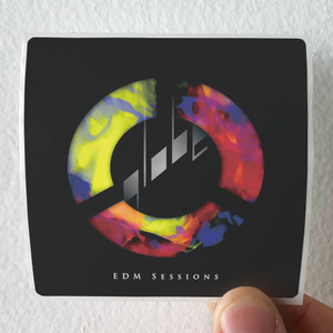 globe Edm Sessions Album Cover Sticker