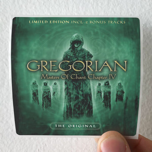 Gregorian Masters Of Chant Chapter Iv 1 Album Cover Sticker