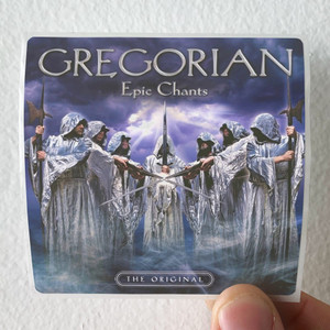 Gregorian Epic Chants Album Cover Sticker