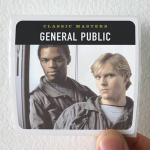 General Public Classic Masters General Public Album Cover Sticker General Public Classic Masters General Public Album Cover Sticker