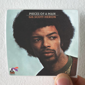 Gil Scott-Heron Pieces Of A Man Album Cover Sticker