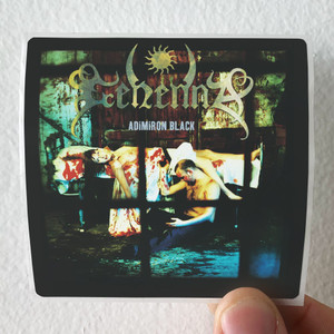 Gehenna Adimiron Black Album Cover Sticker Gehenna Adimiron Black Album Cover Sticker