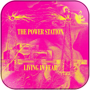 The Power Station Living In Fear Album Cover Sticker Album Cover Sticker The Power Station Living In Fear Album Cover Sticker Album Cover Sticker