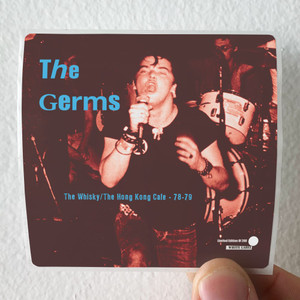 Germs The Whisky The Hong Kong Cafe 7979 Album Cover Sticker