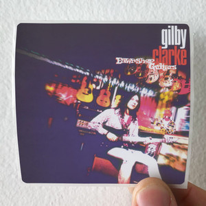 Gilby Clarke Pawnshop Guitars Album Cover Sticker