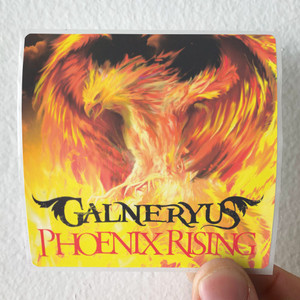 Galneryus Phoenix Rising Album Cover Sticker Galneryus Phoenix Rising Album Cover Sticker