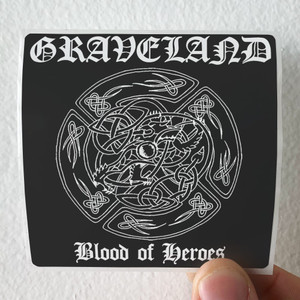Graveland Blood Of Heroes Album Cover Sticker