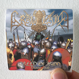 Graveland Creed Of Iron Album Cover Sticker