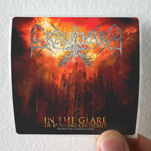 Graveland In The Glare Of Burning Churches Album Cover Sticker