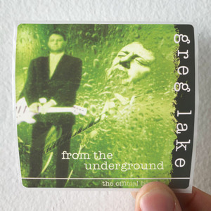 Greg Lake From The Underground The Official Bootleg Album Cover Sticker
