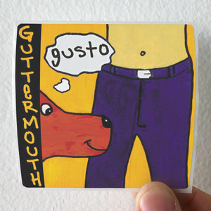 Guttermouth Gusto Album Cover Sticker Guttermouth Gusto Album Cover Sticker