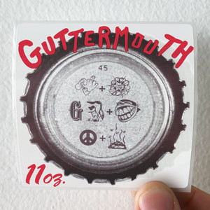 Guttermouth 11 Oz Album Cover Sticker
