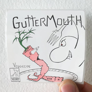 Guttermouth Veggiecide Album Cover Sticker