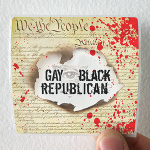 Gay Black Republican Gay Black Republican Album Cover Sticker Gay Black Republican Gay Black Republican Album Cover Sticker