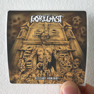 Goregast Desechos Humanos Album Cover Sticker