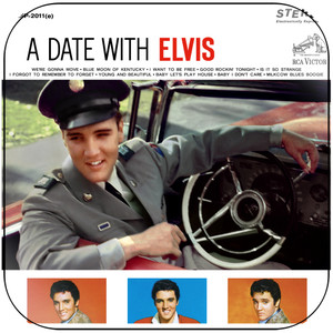 Elvis Presley A Date With Elvis Album Cover Sticker Album Cover Sticker Elvis Presley A Date With Elvis Album Cover Sticker Album Cover Sticker