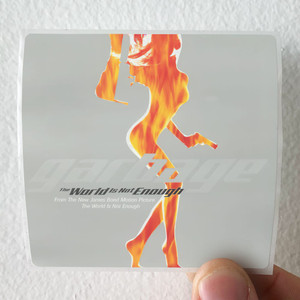 Garbage The World Is Not Enough Album Cover Sticker Garbage The World Is Not Enough Album Cover Sticker
