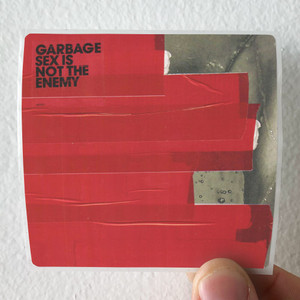 Garbage Sex Is Not The Enemy Album Cover Sticker Garbage Sex Is Not The Enemy Album Cover Sticker