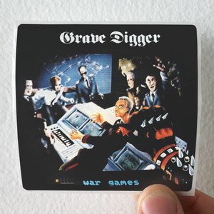 Grave Digger War Games Album Cover Sticker
