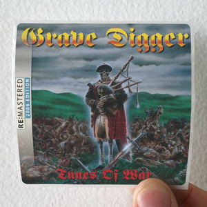 Grave Digger Tunes Of War 1 Album Cover Sticker