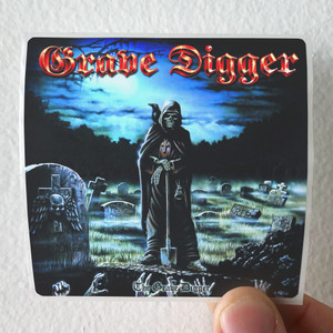 Grave Digger The Grave Digger Album Cover Sticker Grave Digger The Grave Digger Album Cover Sticker