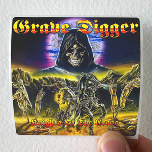 Grave Digger Knights Of The Cross 1 Album Cover Sticker