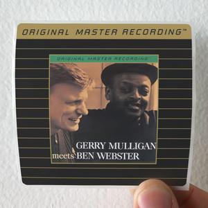 Gerry Mulligan Gerry Mulligan Meets Ben Webster Album Cover Sticker