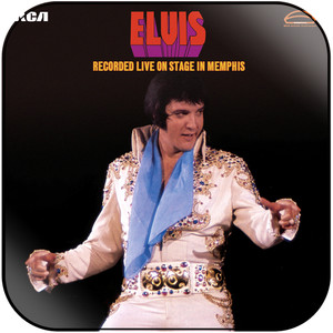 Elvis Presley Elvis Recorded Live On Stage In Memphis Album Cover Sticker Album Cover Sticker Elvis Presley Elvis Recorded Live On Stage In Memphis Album Cover Sticker Album Cover Sticker
