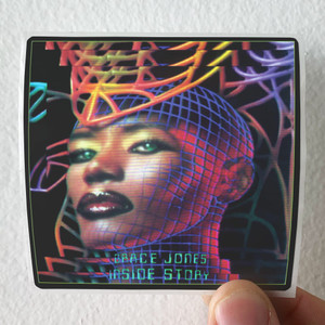 Grace Jones Inside Story Album Cover Sticker
