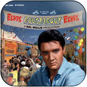 Elvis Presley Roustabout-1 Album Cover Sticker Album Cover Sticker
