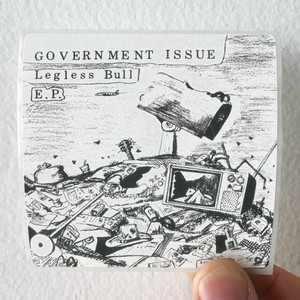 Government Issue Legless Bull Ep Album Cover Sticker