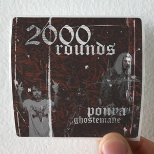 GHOSTEMANE 2000 Rounds Album Cover Sticker GHOSTEMANE 2000 Rounds Album Cover Sticker
