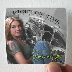 Gretchen Wilson Right On Time Album Cover Sticker Gretchen Wilson Right On Time Album Cover Sticker