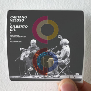 Gilberto Gil Dois Amigos Um Sculo De Msica Album Cover Sticker Gilberto Gil Dois Amigos Um Sculo De Msica Album Cover Sticker