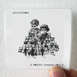 grandson A Modern Tragedy Vol 2 Album Cover Sticker grandson A Modern Tragedy Vol 2 Album Cover Sticker