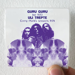 Guru Guru Guru Guru Uli Trepte Live Unreleased Album Cover Sticker Guru Guru Guru Guru Uli Trepte Live Unreleased Album Cover Sticker