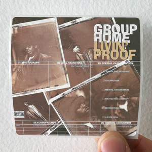 Group Home Livin Proof Album Cover Sticker