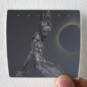 Grimes So Heavy I Fell Through The Earth Album Cover Sticker Grimes So Heavy I Fell Through The Earth Album Cover Sticker