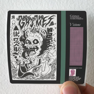Grimes Visions Album Cover Sticker