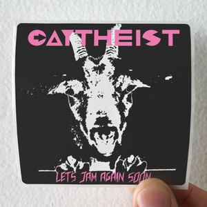 Gaytheist Lets Jam Again Soon Album Cover Sticker Gaytheist Lets Jam Again Soon Album Cover Sticker